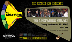 Come see TKP in Portland 9/28/07!
